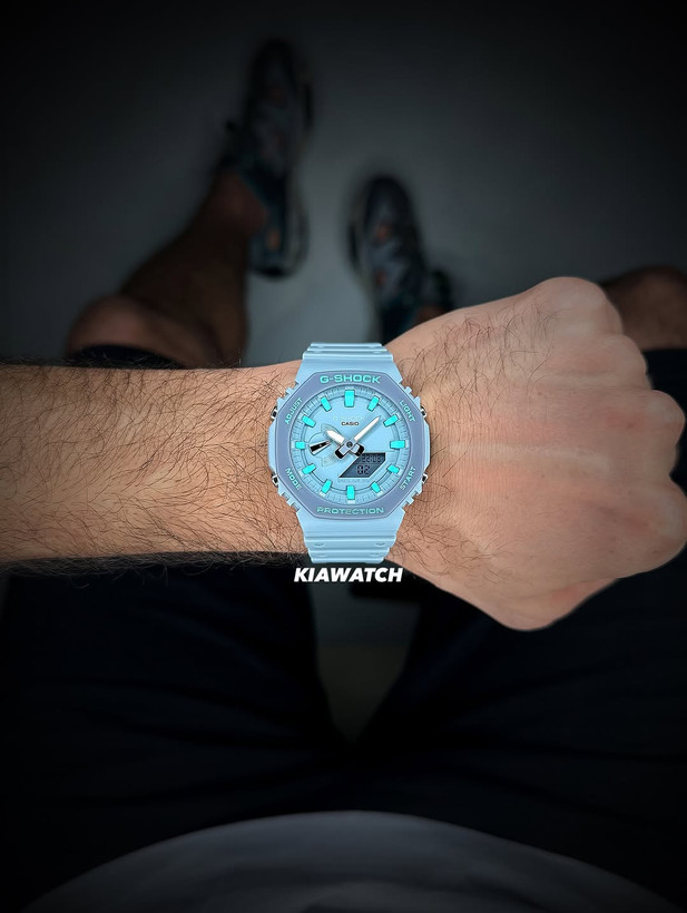 ساعت مچی جیشاک سری GA2100 رنگی